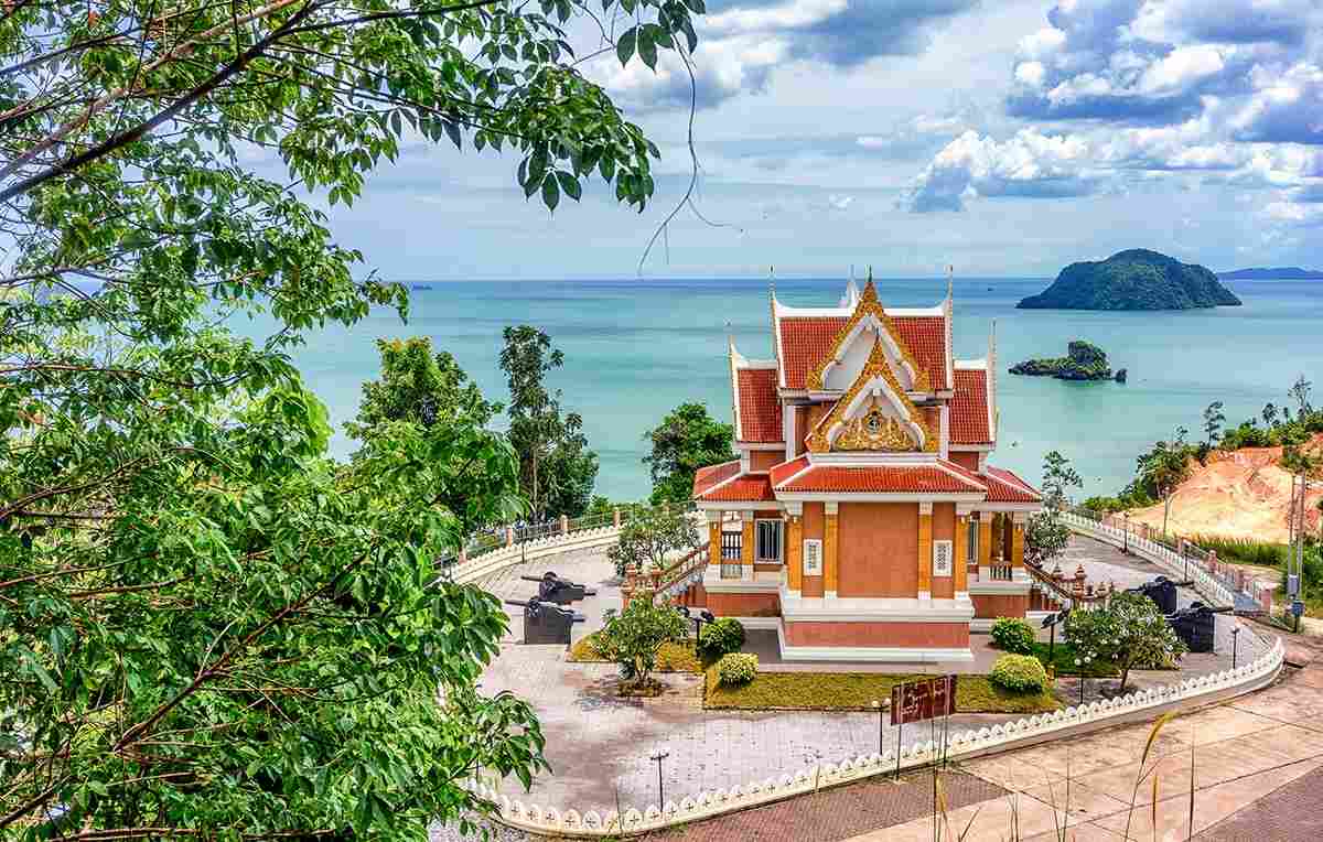 泰国南部的寺庙 春蓬王子神庙