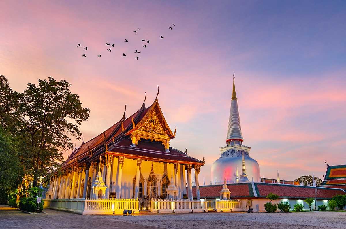 泰国南部的寺庙 那空四他玛拉寺