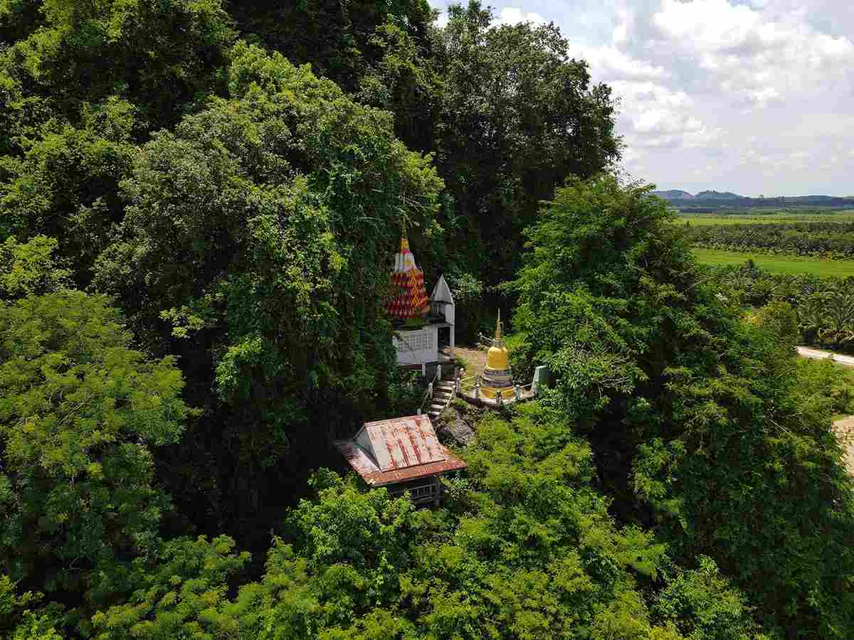 泰国南部的寺庙 Wat Khao Or Phatthalung