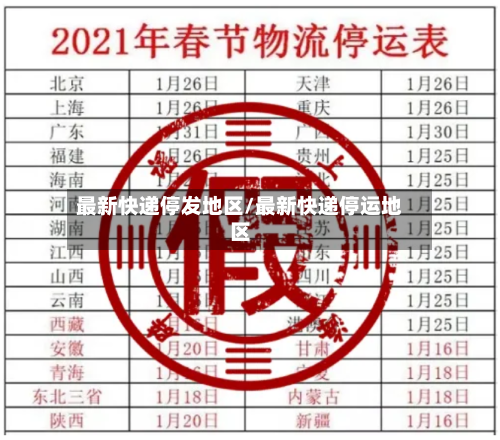 最新快递停发地区/最新快递停运地区