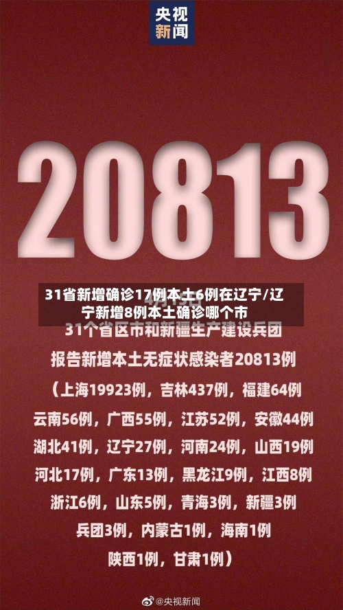 31省新增确诊17例本土6例在辽宁/辽宁新增8例本土确诊哪个市