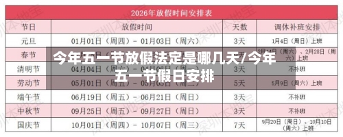 今年五一节放假法定是哪几天/今年五一节假日安排-第2张图片