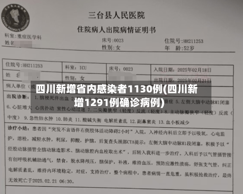 四川新增省内感染者1130例(四川新增1291例确诊病例)-第2张图片