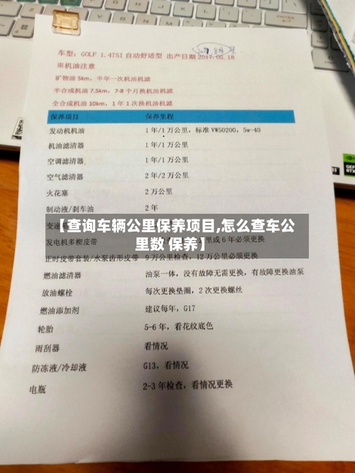 【查询车辆公里保养项目,怎么查车公里数 保养】