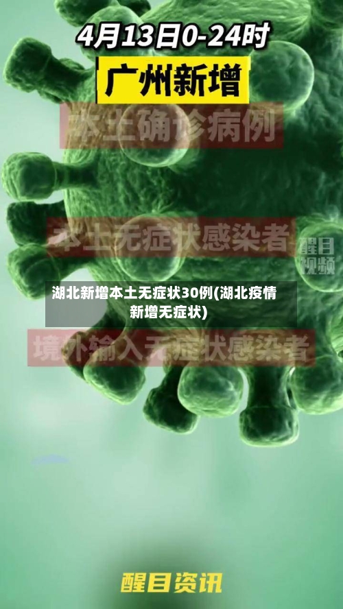 湖北新增本土无症状30例(湖北疫情新增无症状)-第2张图片