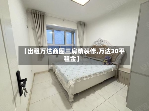 【出租万达商圈三房精装修,万达30平租金】