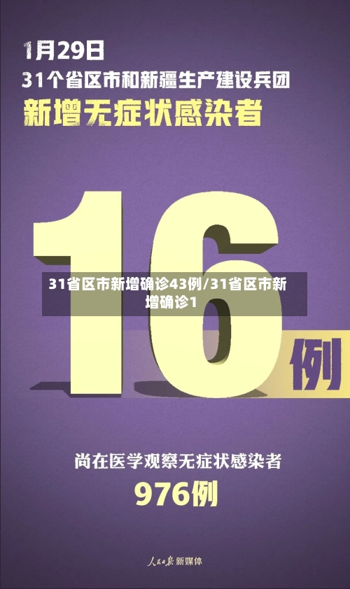 31省区市新增确诊43例/31省区市新增确诊1-第3张图片